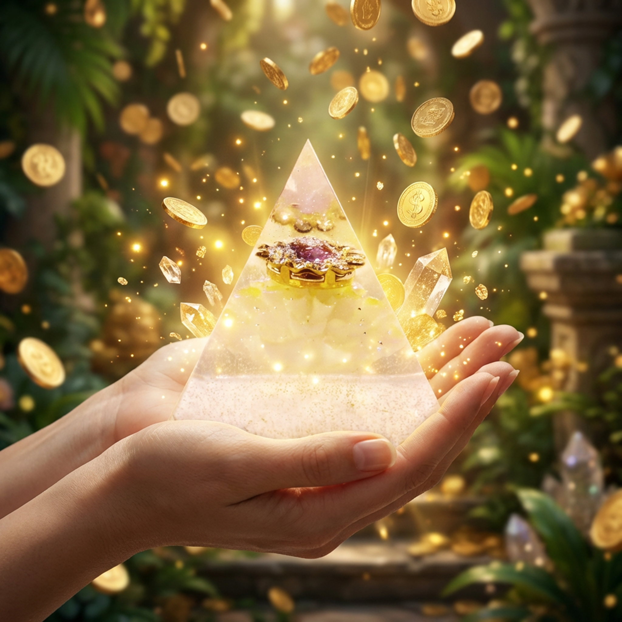 Momentum Field – Crystal Pyramid Energizing Fitness Drive
